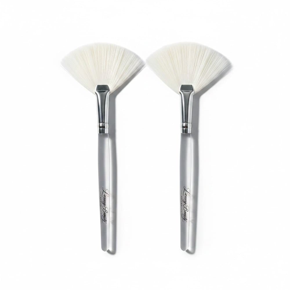 Silk Veil Fan Brush
